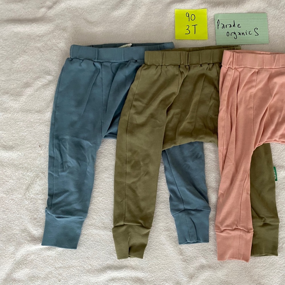Parade organically harem pants age 3: Three pack